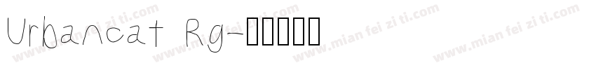 Urbancat Rg字体转换